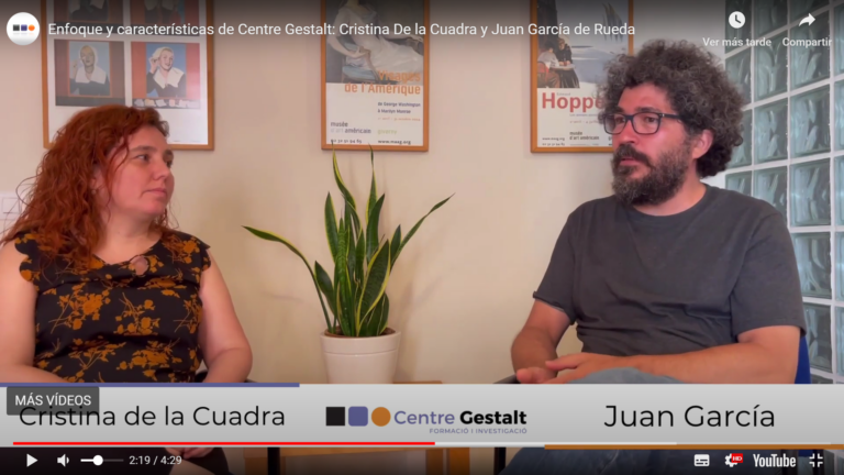 Enfoque y características de Centre Gestalt: Cristina De la Cuadra y Juan García de Rueda